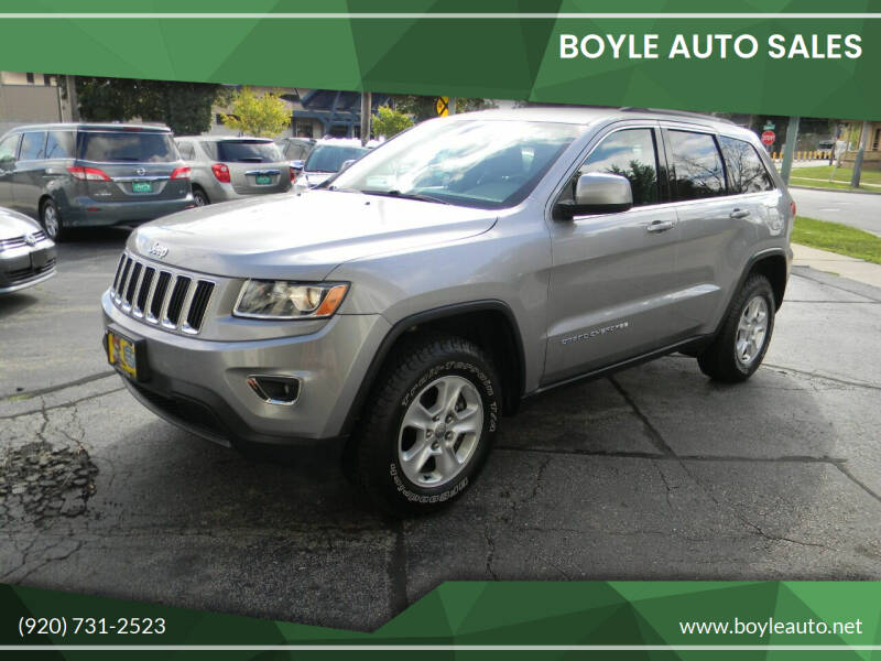 2016 Jeep Grand Cherokee for sale at Boyle Auto Sales in Appleton WI