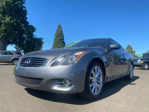 2014 Infiniti Q60 Coupe for sale at Pacific Auto LLC in Woodburn OR