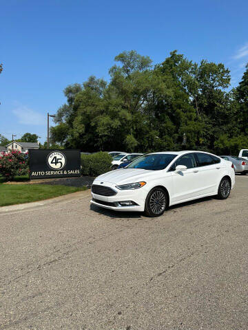 2018 Ford Fusion for sale at Station 45 AUTO REPAIR AND AUTO SALES in Allendale MI
