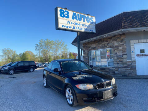 2011 BMW 1 Series for sale at 83 Autos in York PA