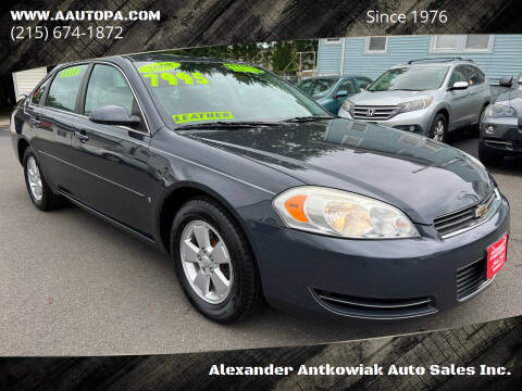 2008 Chevrolet Impala for sale at Alexander Antkowiak Auto Sales Inc. in Hatboro PA