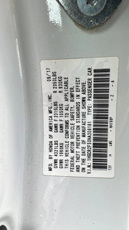 2017 Honda Accord Sport