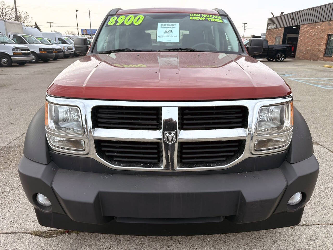 Red 2007 Dodge Nitro SXT 4WD SXT 4dr SUV 2