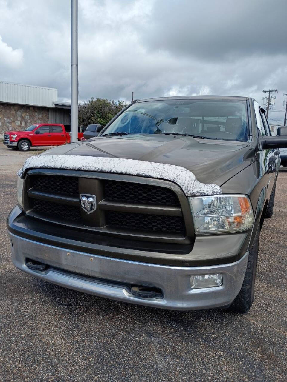 GREEN 2012 Ram 1500 SLT 4x4 SLT 4dr Crew Cab 5.5 ft. SB Pickup 2