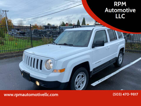 2016 Jeep Patriot for sale at RPM Automotive LLC in Portland OR
