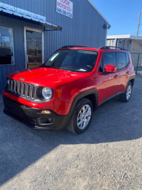 2017 Jeep Renegade for sale at COOK MOTOR CO LLC in Wichita Falls, TX