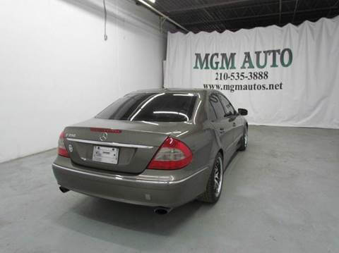 2008 Mercedes-Benz E-Class for sale at MGM Auto in San Antonio, TX