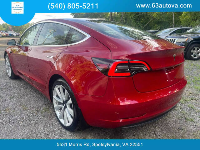 2018 Tesla Model 3 for sale at 63 Auto Inc in Spotsylvania, VA