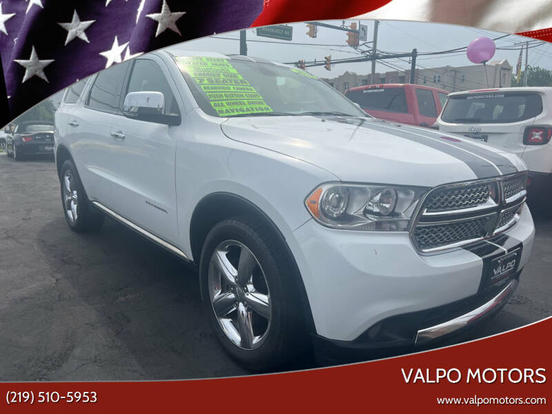 2013 Dodge Durango for sale at Valpo Motors in Valparaiso IN