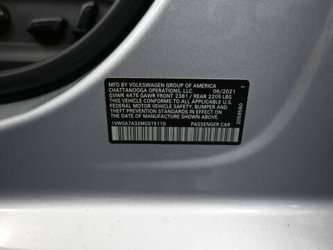 2021 Volkswagen Passat SE