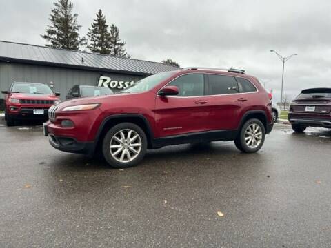 2014 Jeep Cherokee for sale at ROSSTEN AUTO SALES in Grand Forks ND