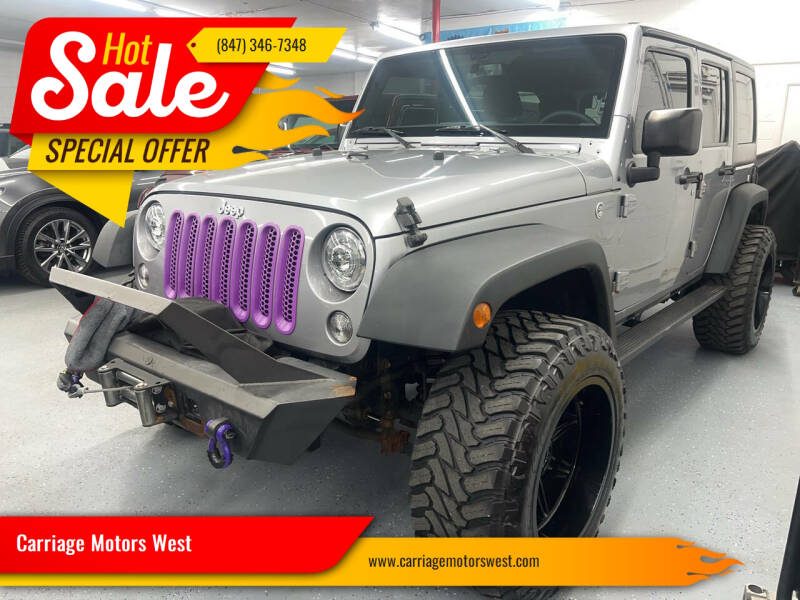 2016 Jeep Wrangler Unlimited for sale at Carriage Motors West in Fox Lake IL