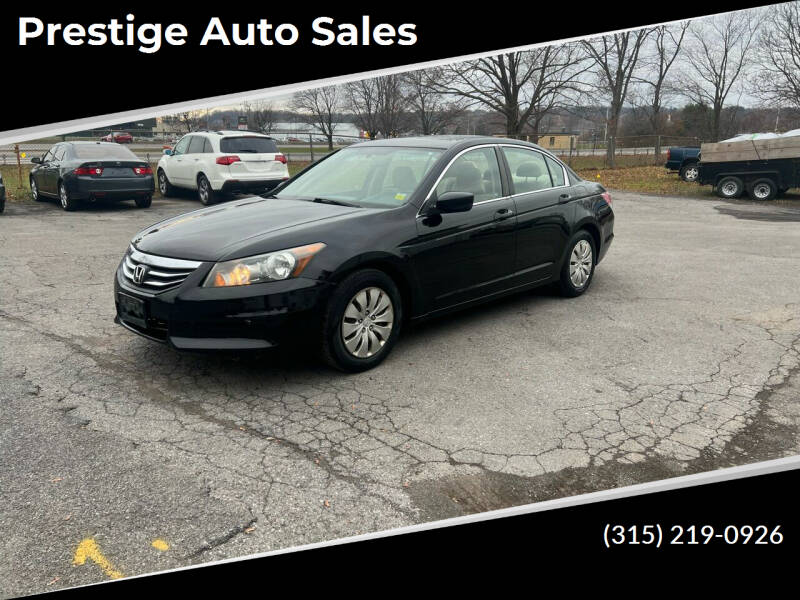 2011 Honda Accord for sale at Prestige Auto Sales in Yorkville NY