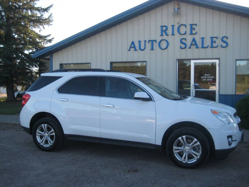 2012 Chevrolet Equinox for sale at Rice Auto Sales in Rice MN