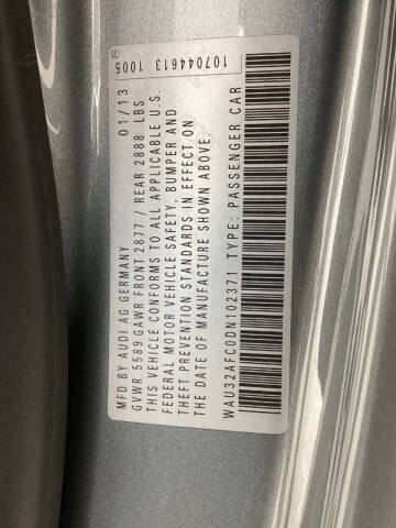 2013 Audi S7 4.0T quattro Prestige