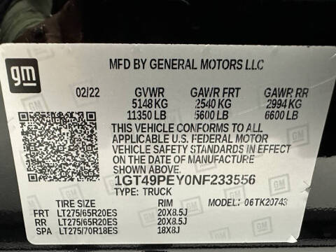 2022 GMC Sierra 2500HD