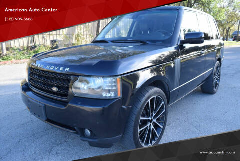 2010 Land Rover Range Rover for sale at American Auto Center in Austin TX