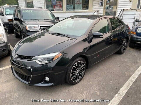 2016 Toyota Corolla for sale at Vans Vans Vans INC in Blauvelt NY