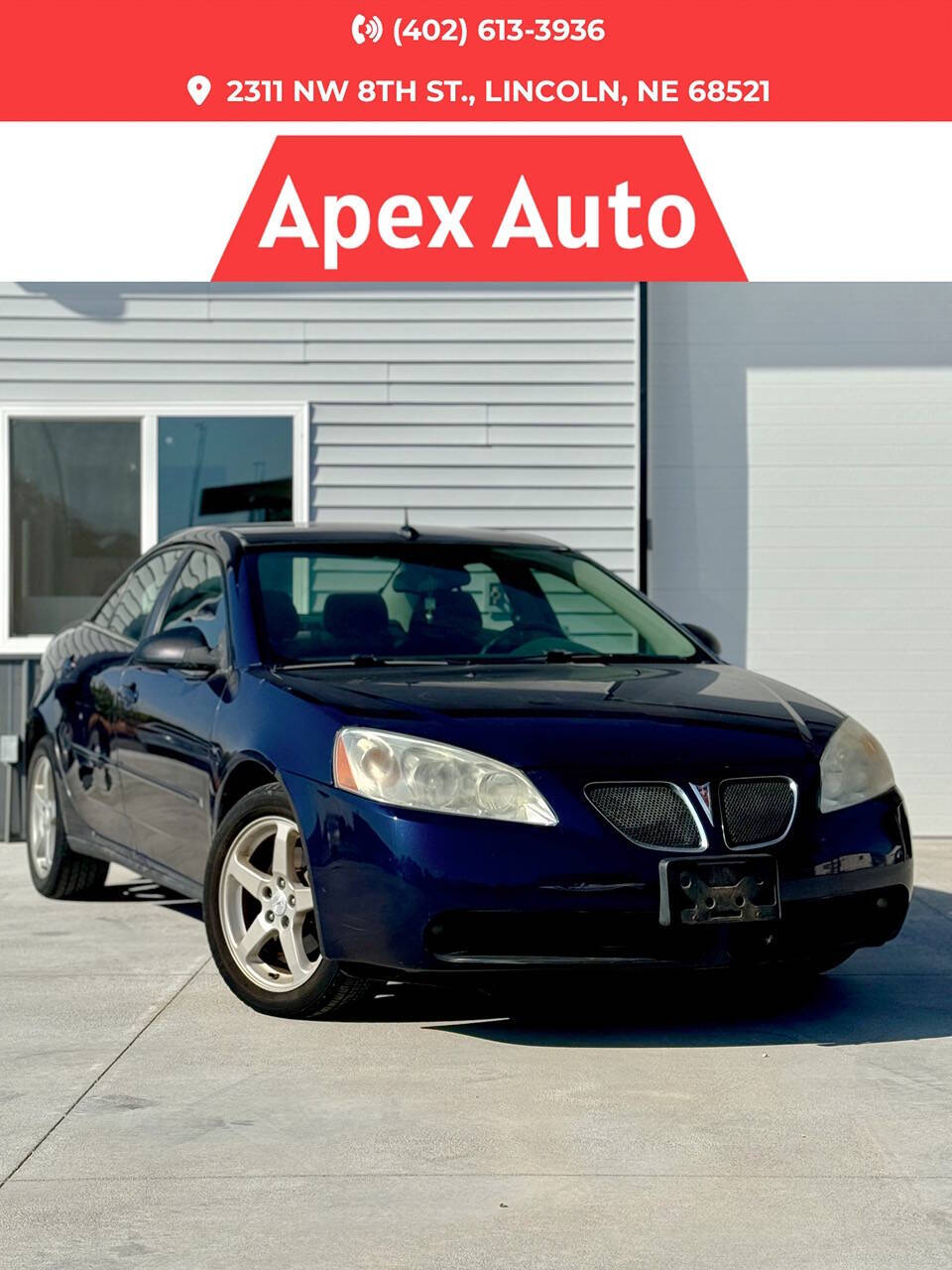 2008 Pontiac G6 for sale at Apex Auto in Lincoln, NE