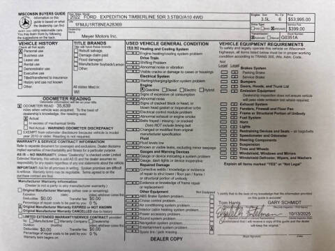 2022 Ford Expedition Timberline
