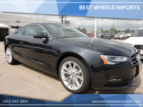 2013 Audi A5 for sale at Best Wheels Imports in Johnston RI