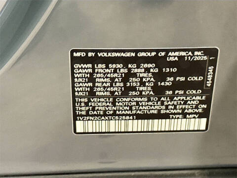 2026 Volkswagen Atlas SEL Premium R-Line 4Motion