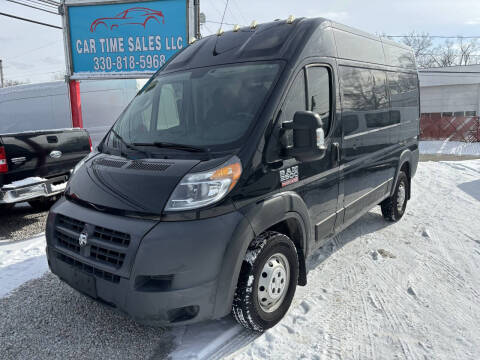 2017 RAM ProMaster for sale at CAR TIME SALES LLC in Akron OH