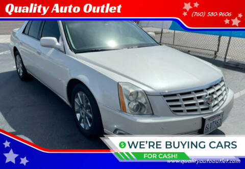 2011 Cadillac DTS for sale at Quality Auto Outlet in Vista CA