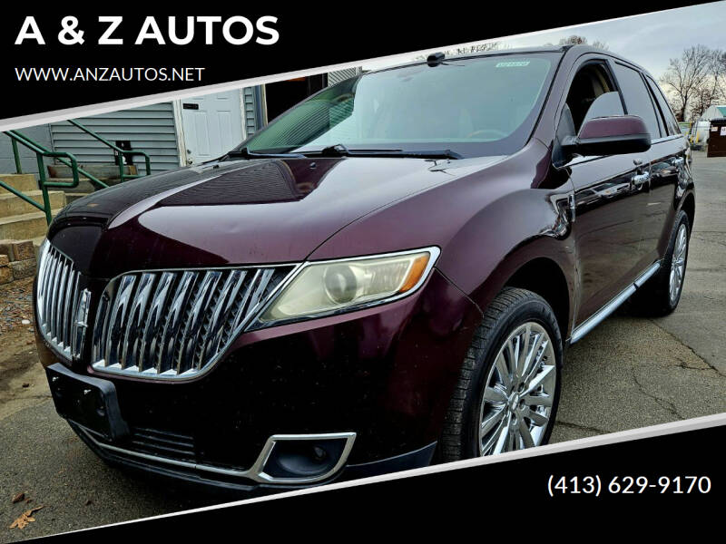 2011 Lincoln MKX for sale at A & Z AUTOS in Westfield MA