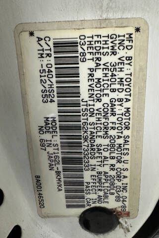 1989 Toyota Celica GT