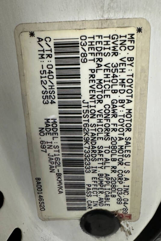 1989 Toyota Celica GT