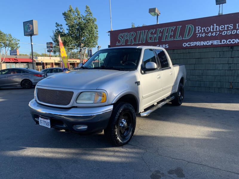 2003 Ford F-150 for sale at SPRINGFIELD BROTHERS LLC in Fullerton CA