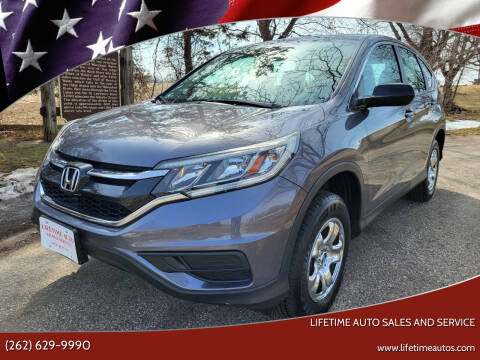 2015 Honda CR-V for sale at Lifetime Auto Sales and Service in West Bend WI