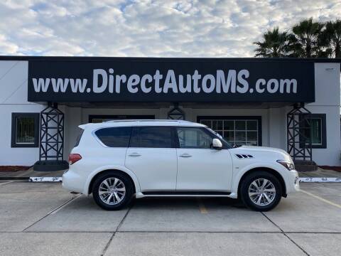 2017 Infiniti QX80 for sale at Direct Auto in D'Iberville MS