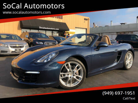 2014 Porsche Boxster for sale at SoCal Auto Motors in Costa Mesa CA