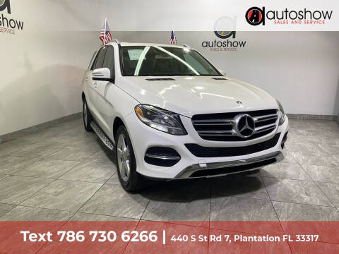 2018 Mercedes-Benz GLE for sale at AUTOSHOW SALES & SERVICE in Plantation FL