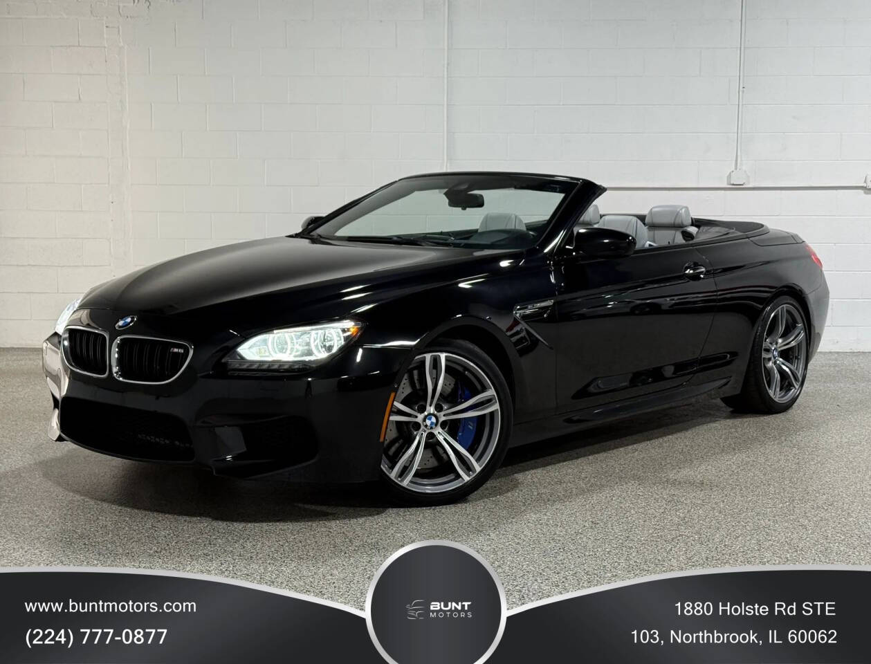 Black 2014 BMW M6 Base Convertible 2dr Convertible 1