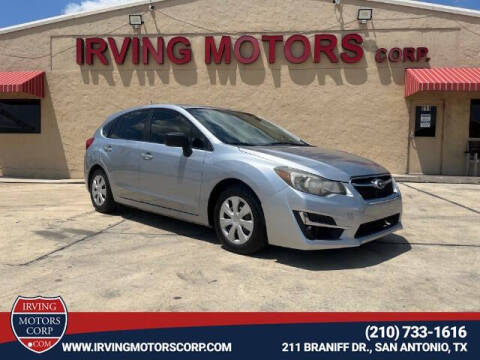 2016 Subaru Impreza for sale at Irving Motors Corp in San Antonio TX