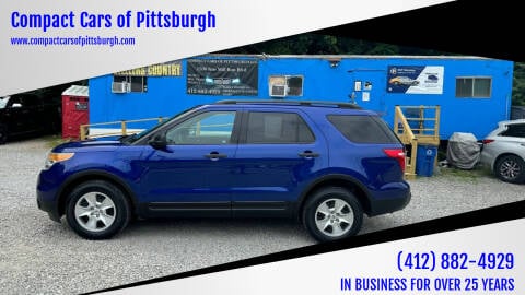 2013 Ford Explorer for sale at Compact Cars of Pittsburgh in Pittsburgh PA