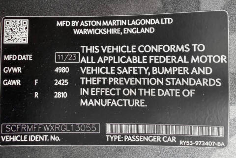 2024 Aston Martin DB12 V8