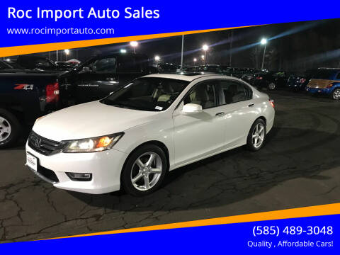 2013 Honda Accord for sale at Roc Import Auto Sales in Rochester NY