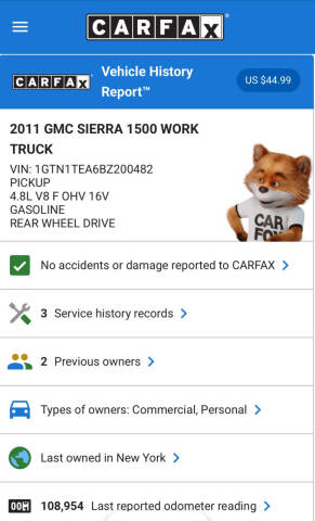 2011 GMC Sierra 1500 Work Truck