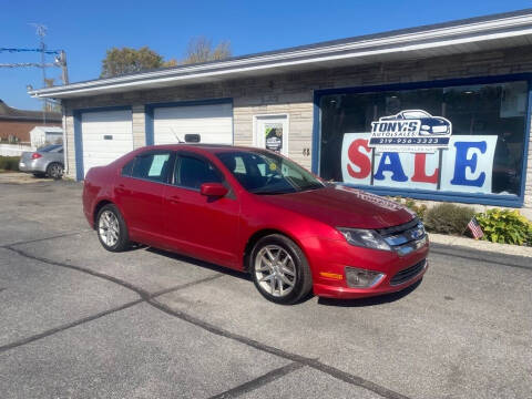 2012 Ford Fusion for sale at Tonys Auto Sales Inc in Wheatfield IN