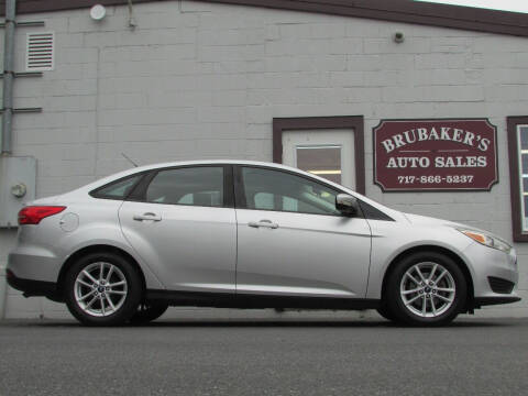 2017 Ford Focus for sale at Brubakers Auto Sales in Myerstown PA