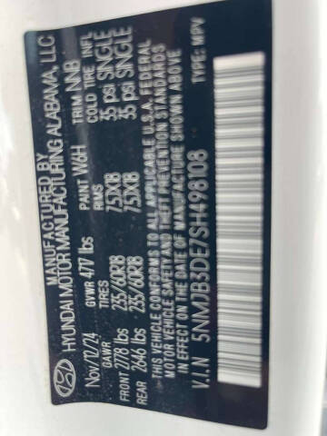 2025 Hyundai Tucson SEL