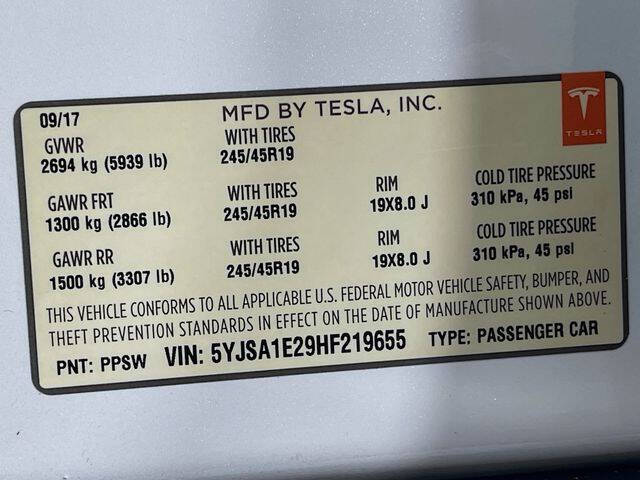 2017 Tesla Model S 100D