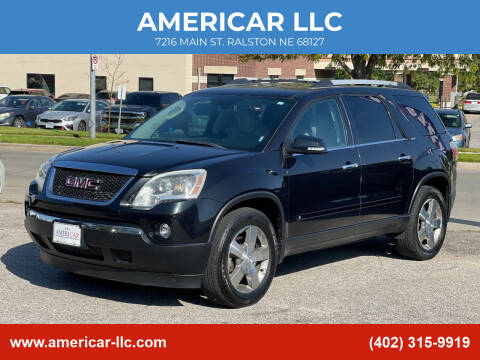 2010 GMC Acadia for sale at AMERICAR LLC in Omaha NE