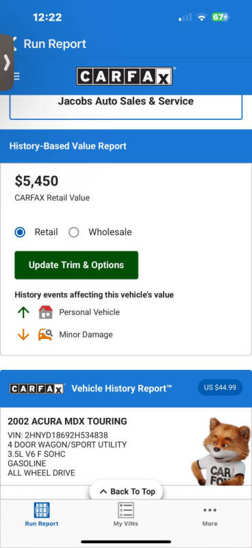 2002 Acura MDX Touring