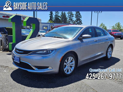 2015 Chrysler 200 for sale at BAYSIDE AUTO SALES in Everett WA