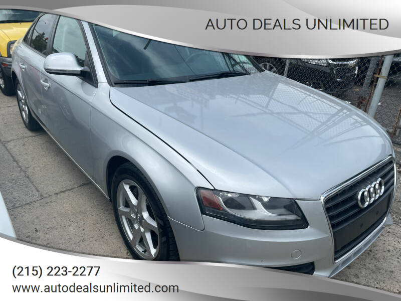 2009 Audi A4 for sale at AUTO DEALS UNLIMITED in Philadelphia PA